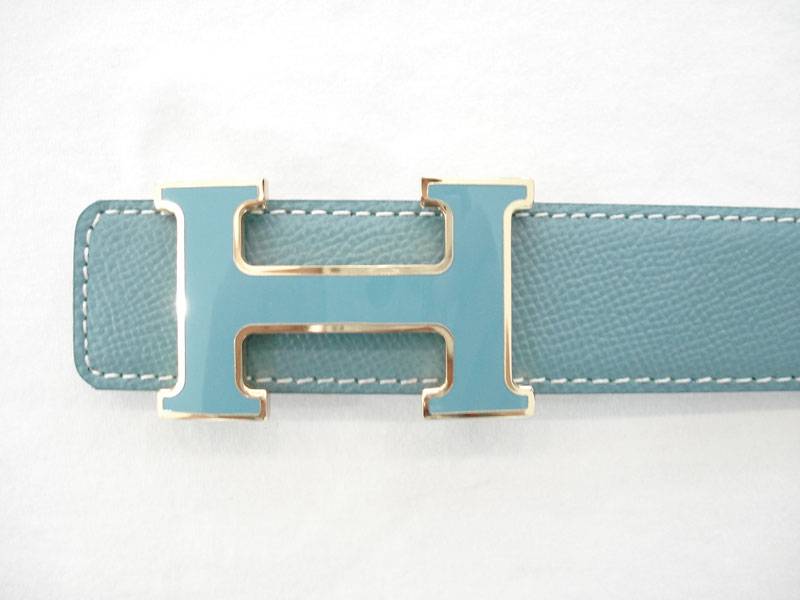 Hermes Belt 1001 blue & white